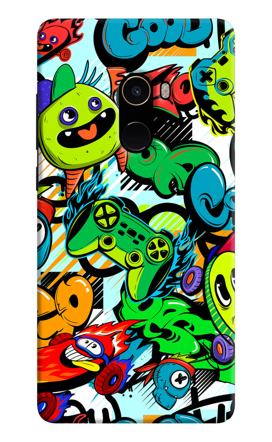 Game Doodle Mi Mix 2 Hard Case Back Cover by Casekaro