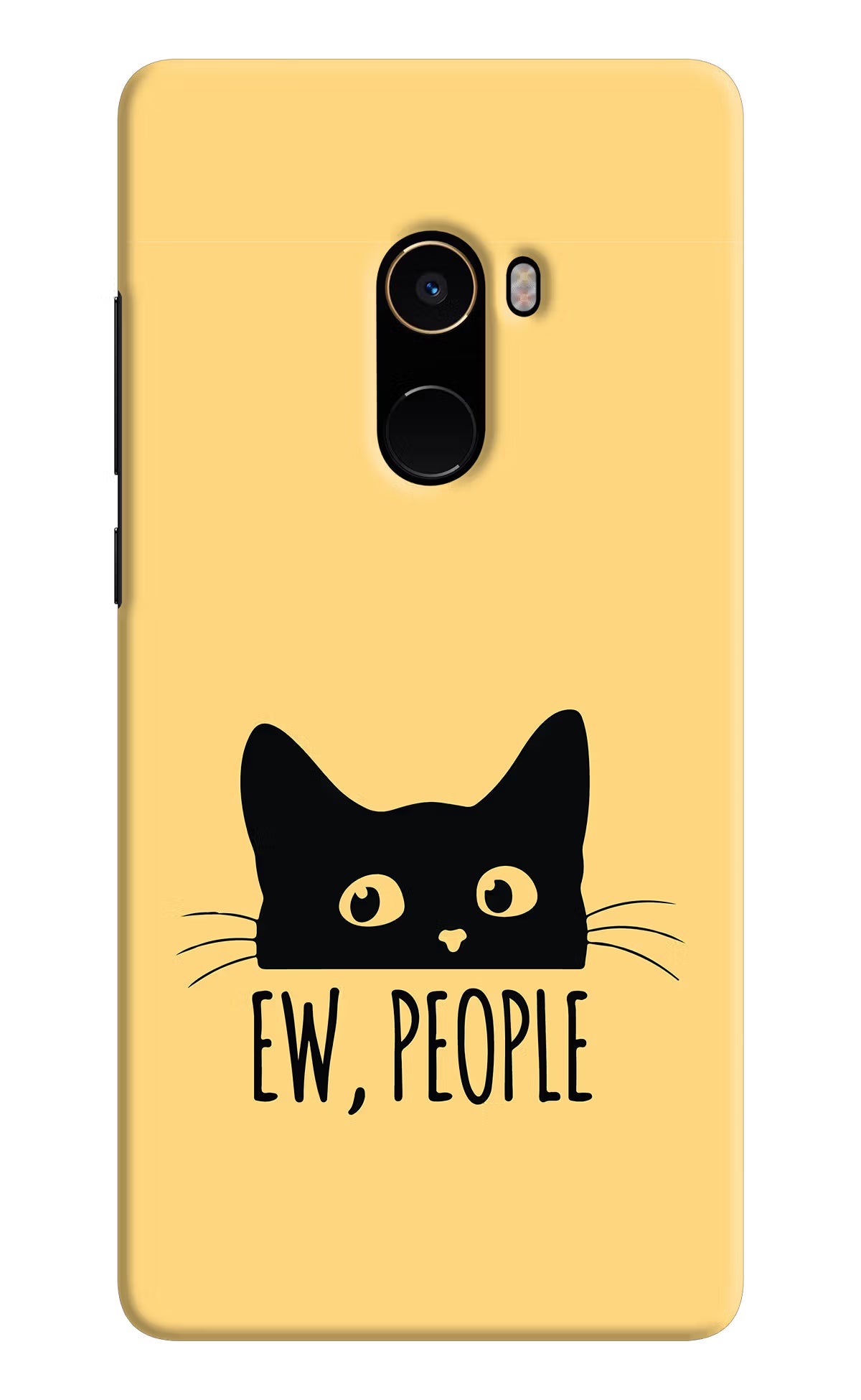 Ew People Catitude Mi Mix 2 Hard Case Back Cover by Casekaro