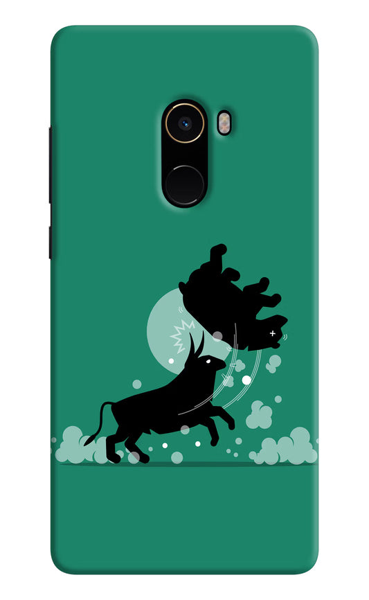 Bull Conqueror Mi Mix 2 Hard Case Back Cover by Casekaro