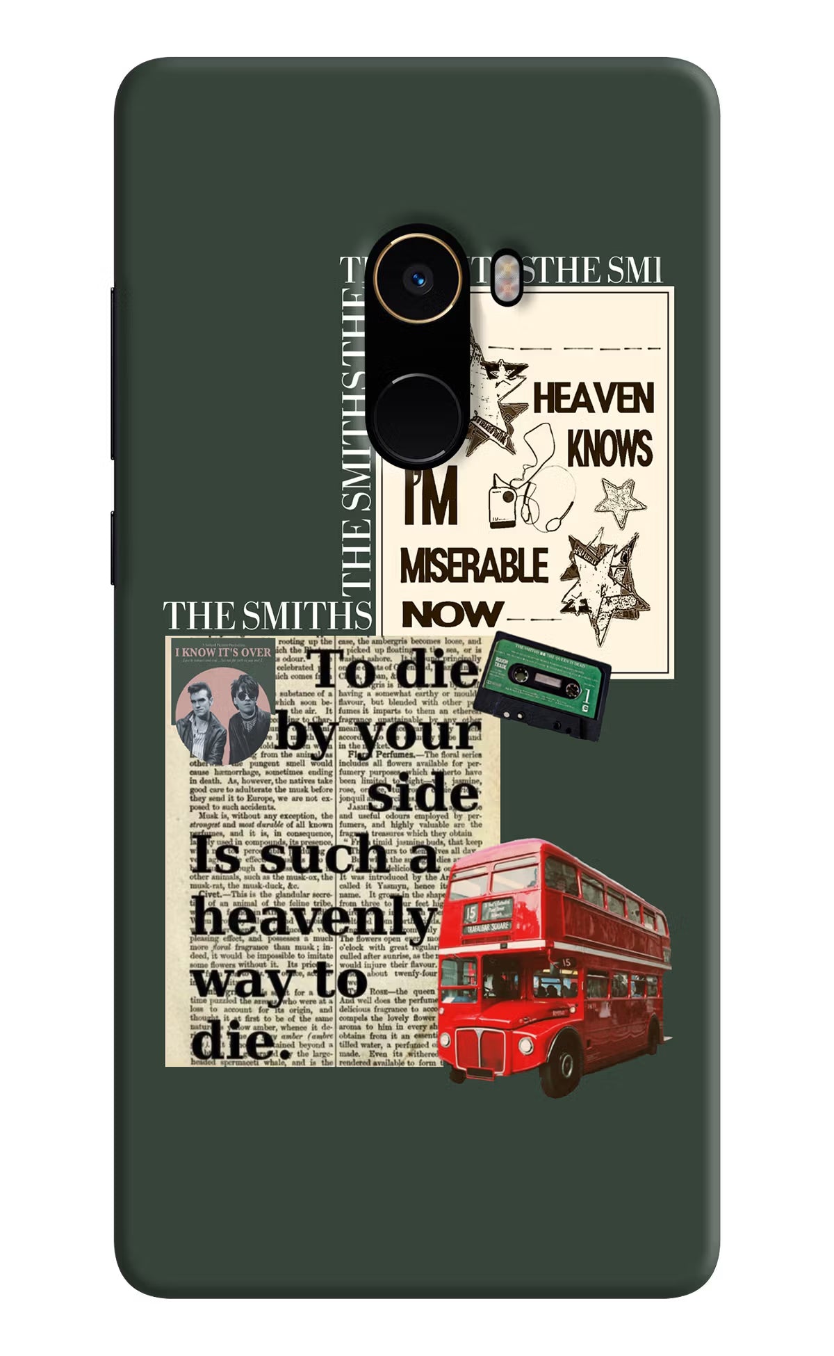 The Smiths Mi Mix 2 Hard Case Back Cover by Casekaro