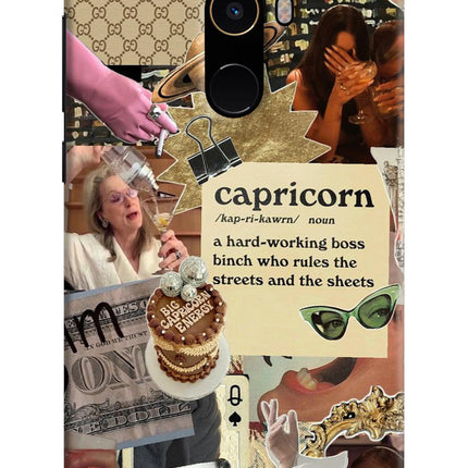 Capricorn Zodiac Mi Mix 2 Hard Case Back Cover by Casekaro