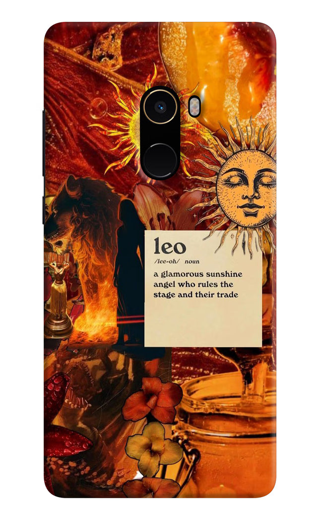 Leo Zodiac Mi Mix 2 Hard Case Back Cover by Casekaro