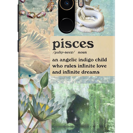 Pisces Zodiac Mi Mix 2 Hard Case Back Cover by Casekaro