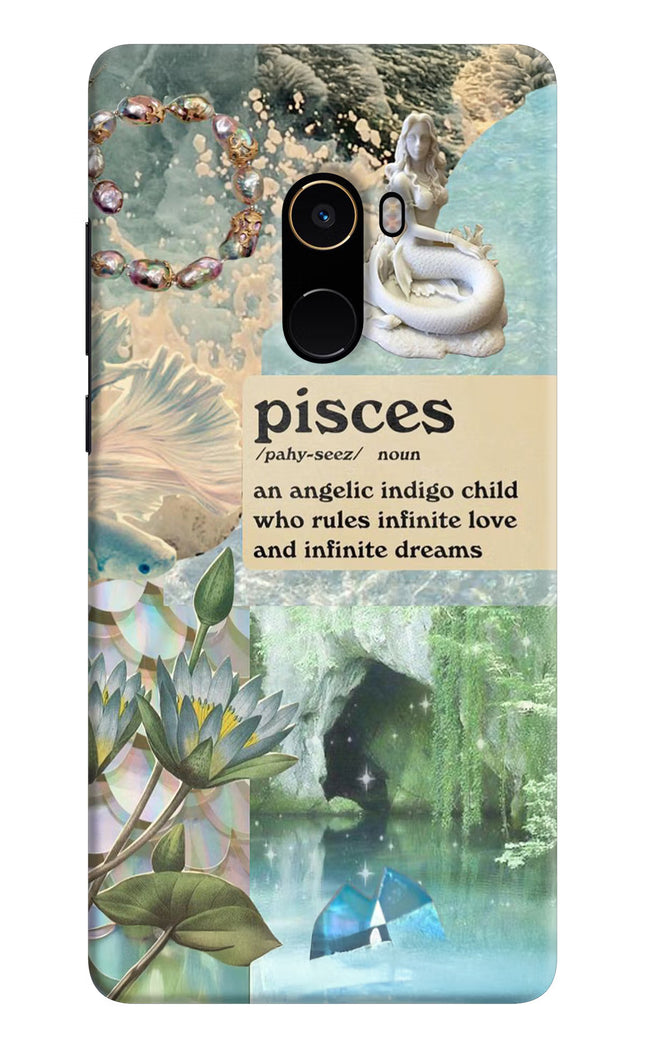 Pisces Zodiac Mi Mix 2 Hard Case Back Cover by Casekaro