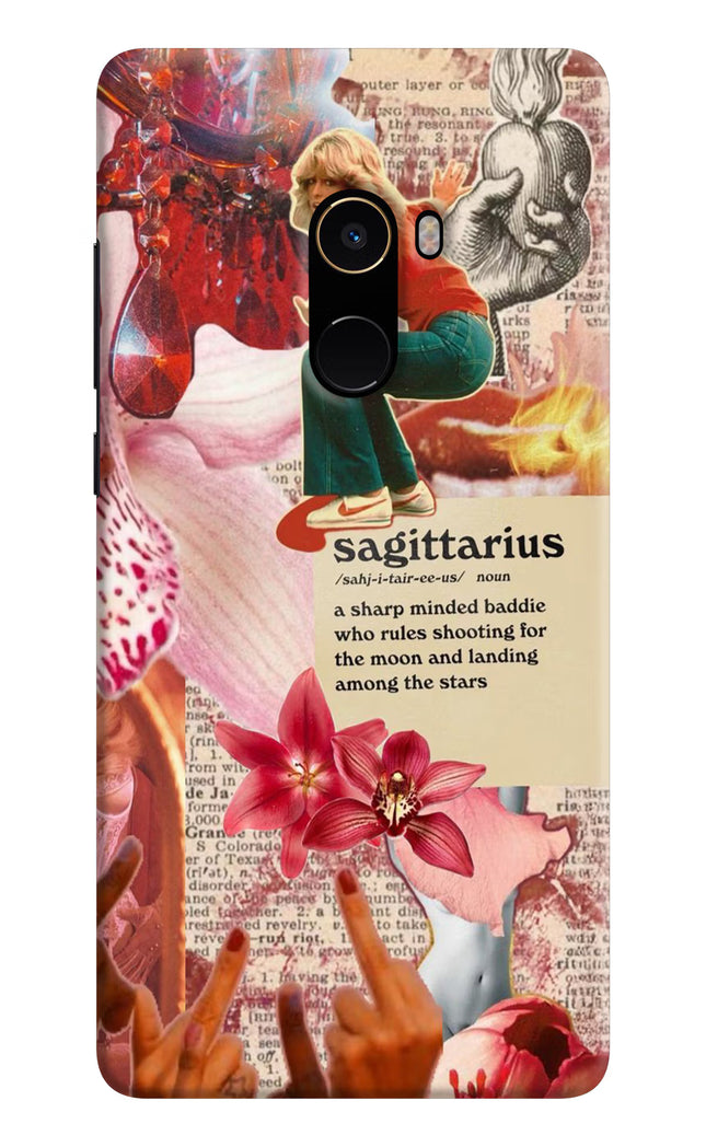 Sagittarius Zodiac Mi Mix 2 Hard Case Back Cover by Casekaro