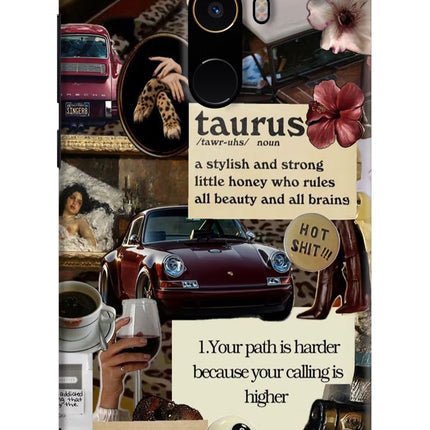 Taurus Zodiac Mi Mix 2 Hard Case Back Cover by Casekaro