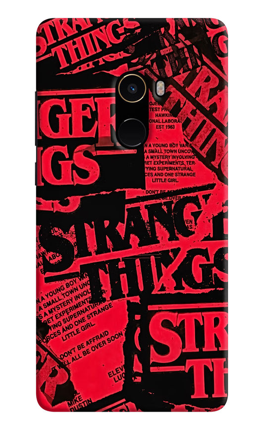 Ordinary Things Mi Mix 2 Hard Case Back Cover by Casekaro