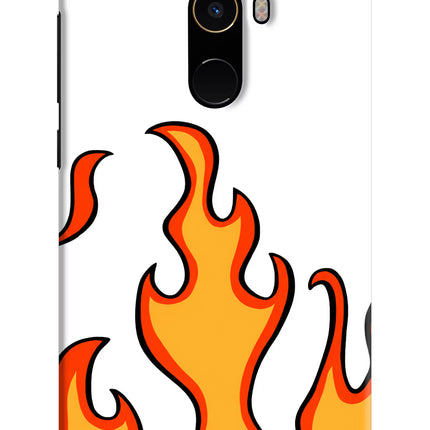 Fired Up – White Mi Mix 2 Hard Case Back Cover by Casekaro