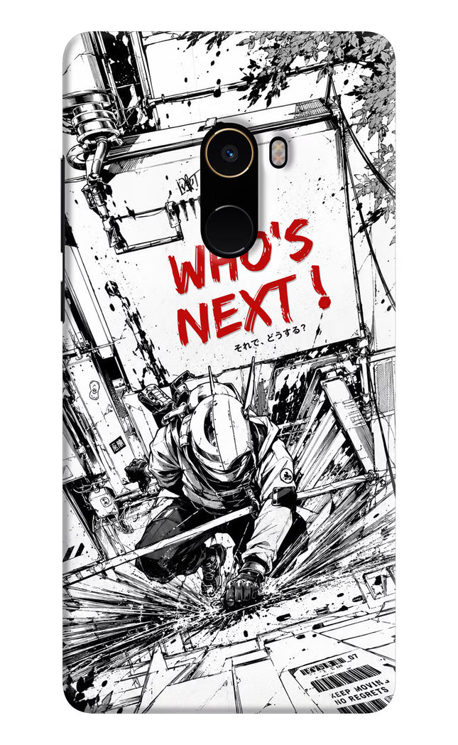 Who's Next Mi Mix 2 Hard Case Back Cover by Casekaro