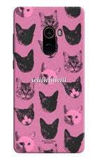 Pink Cats Mi Mix 2 Hard Case Back Cover by Casekaro