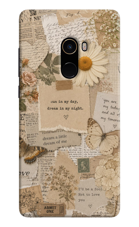 Vintage case Mi Mix 2 Back Cover