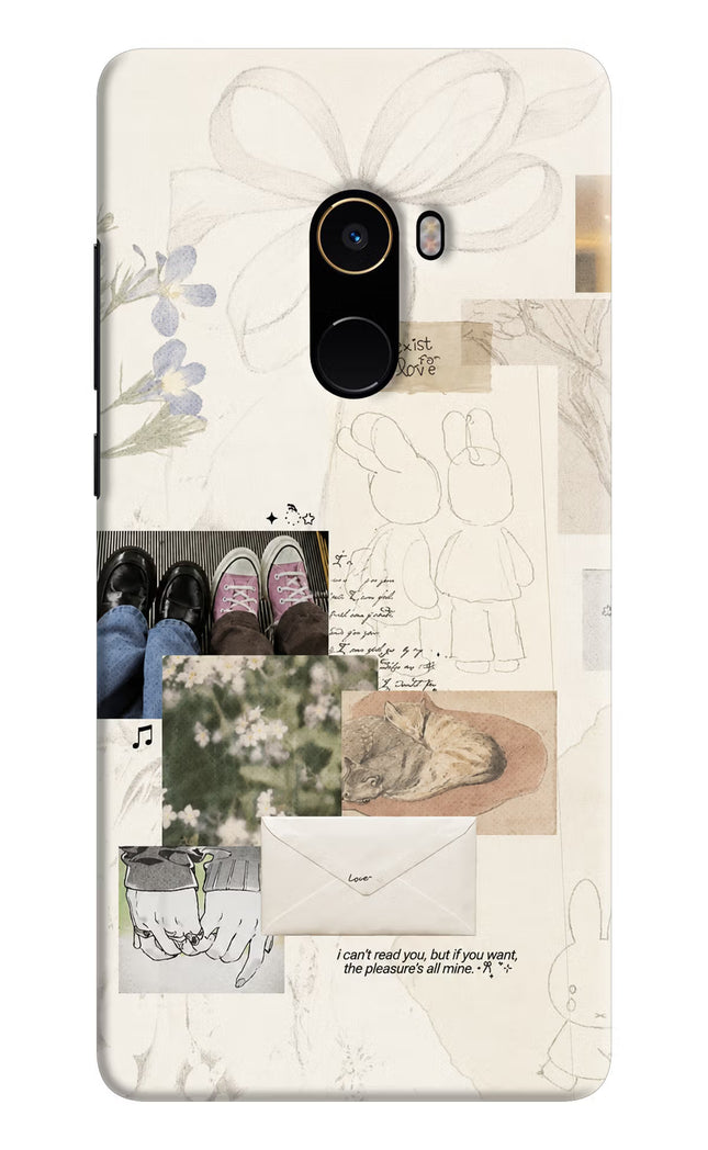 Soft Aesthetic Mi Mix 2 Hard Case Back Cover by Casekaro