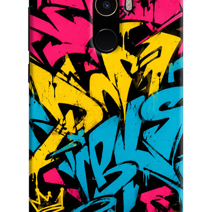 Graffiti Vibe Mi Mix 2 Hard Case Back Cover by Casekaro