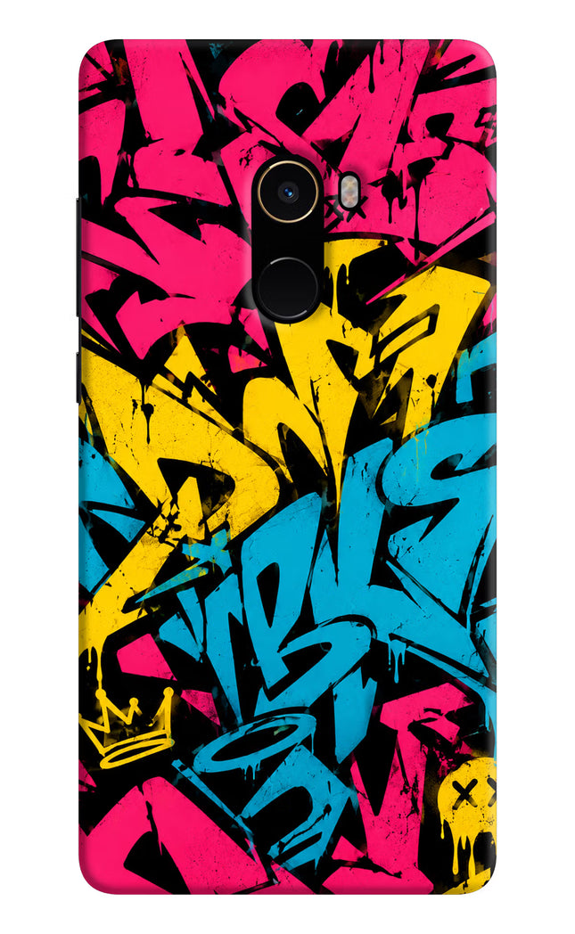 Graffiti Vibe Mi Mix 2 Hard Case Back Cover by Casekaro