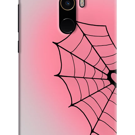 Pink Web Mi Mix 2 Hard Case Back Cover by Casekaro