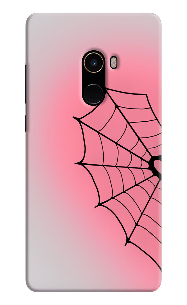 Pink Web Mi Mix 2 Hard Case Back Cover by Casekaro