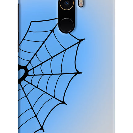 Blue Web Mi Mix 2 Hard Case Back Cover by Casekaro