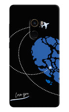 Love Orbit Mi Mix 2 Hard Case Back Cover by Casekaro