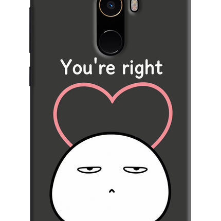 You're Right Mi Mix 2 Hard Case Back Cover by Casekaro