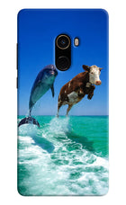 Dolphin vs Cow Mi Mix 2 Hard Case Back Cover by Casekaro