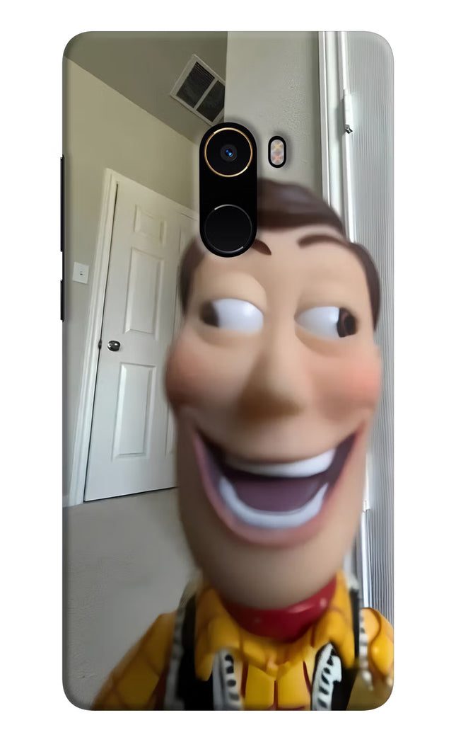 Side Eye Woody Mi Mix 2 Hard Case Back Cover by Casekaro