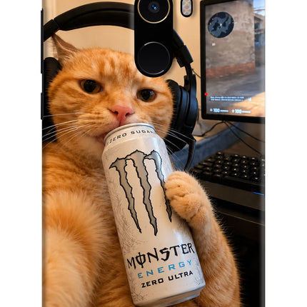 Gamer Cat Energy Mi Mix 2 Hard Case Back Cover by Casekaro