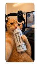 Gamer Cat Energy Mi Mix 2 Hard Case Back Cover by Casekaro