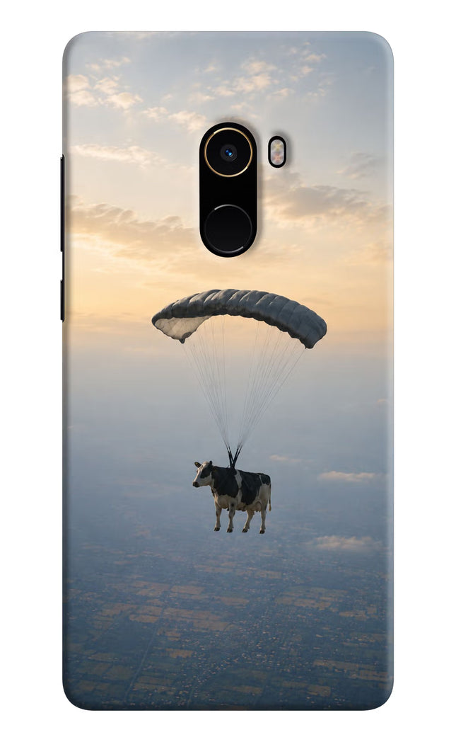Skydiving Cow Mi Mix 2 Hard Case Back Cover by Casekaro