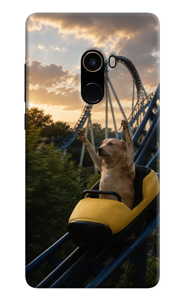 Rollercoaster Dog Mi Mix 2 Hard Case Back Cover by Casekaro