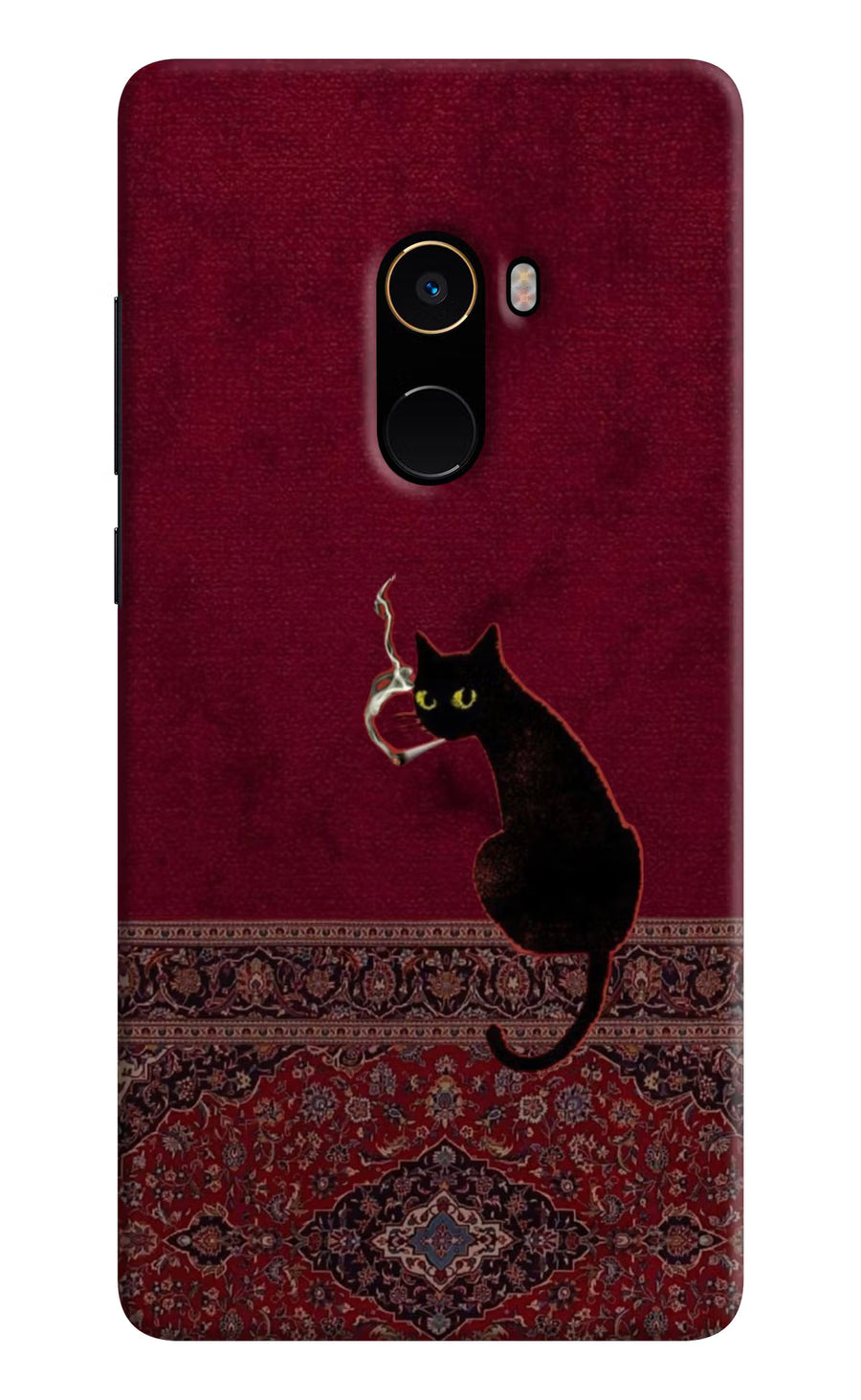 Midnight Cat Mi Mix 2 Back Cover, Hard case