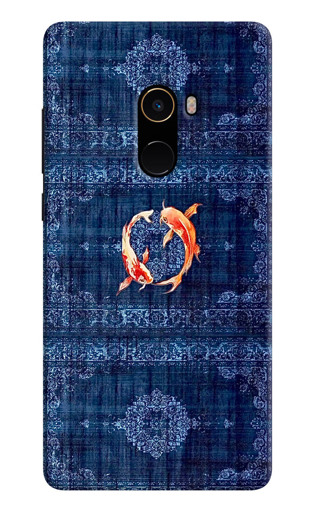 Koi Blue Mi Mix 2 Hard Case Back Cover by Casekaro