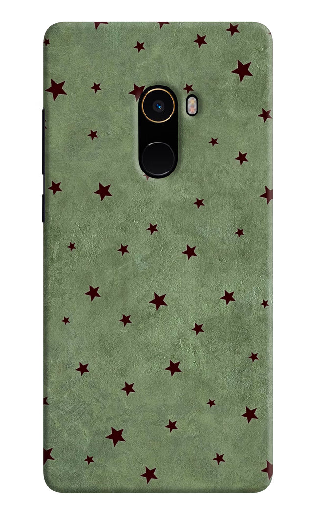 Green Stars Mi Mix 2 Hard Case Back Cover by Casekaro