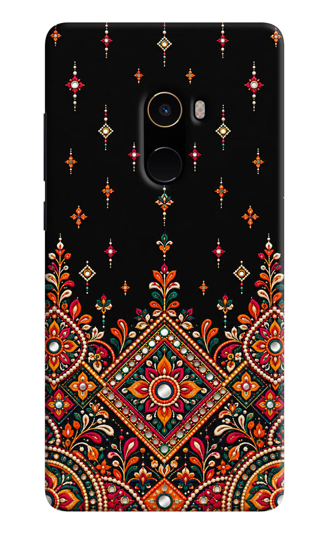 Noir Mehfil Mi Mix 2 Hard Case Back Cover by Casekaro