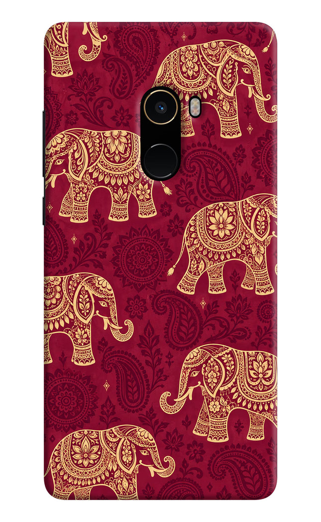 Maroon Elephant Mi Mix 2 Hard Case Back Cover by Casekaro