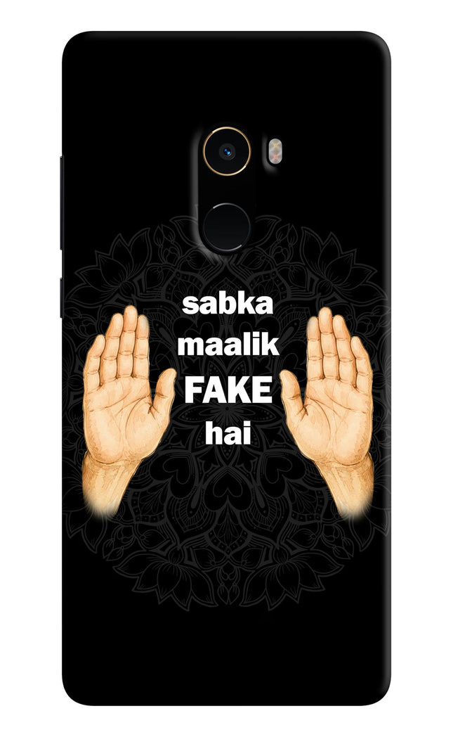 Sabka Malik Fake Mi Mix 2 Back Cover
