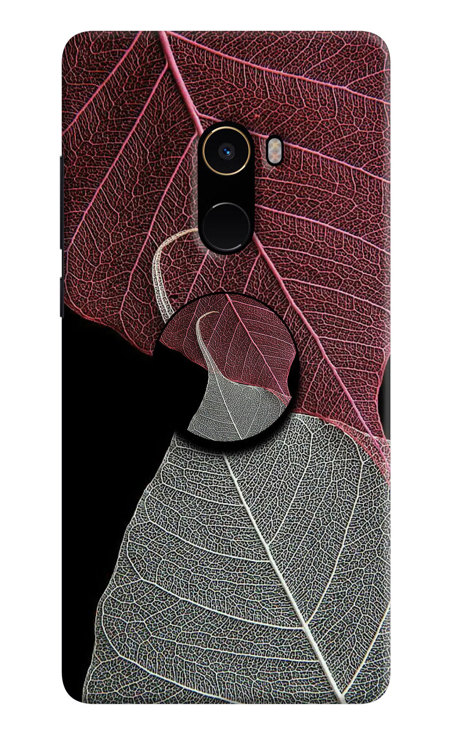 Leaf Pattern Mi Mix 2 Pop Case, Hard case