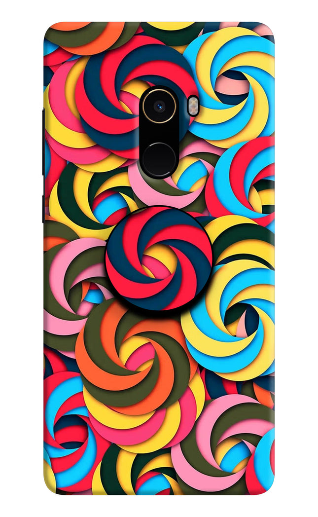Spiral Pattern Mi Mix 2 Pop Case by Casekaro