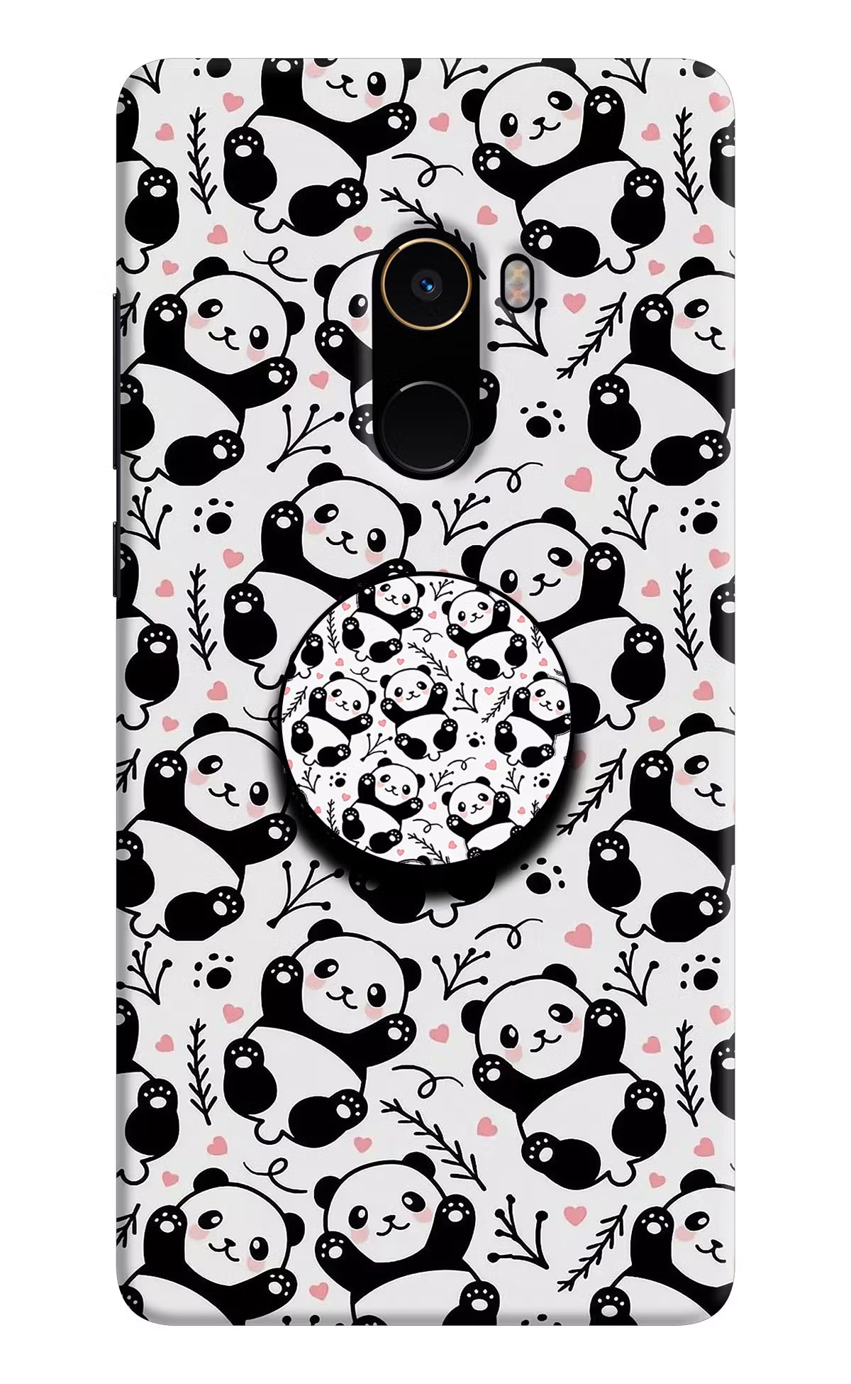 Cute Panda Mi Mix 2 Pop Case by Casekaro