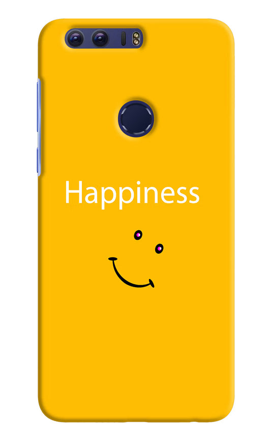 Happiness With Smiley Honor 8 Hard Case Back Cover by Casekaro