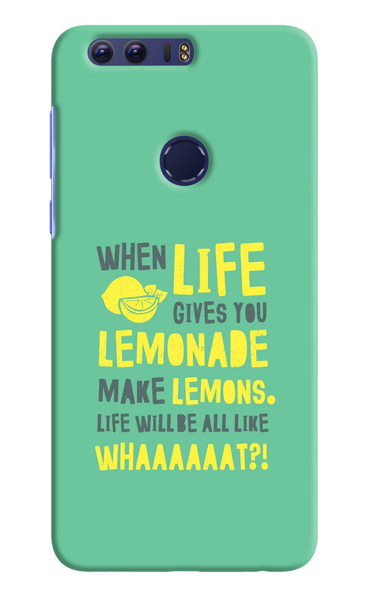 Quote Honor 8 Hard Case Back Cover by Casekaro