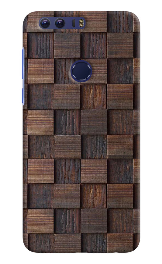 Wooden Cube Design Honor 8 Hard Case Back Cover by Casekaro