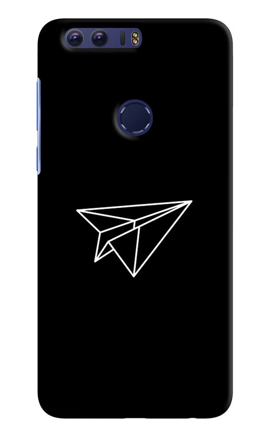 Paper Plane White Honor 8 Hard Case Back Cover by Casekaro