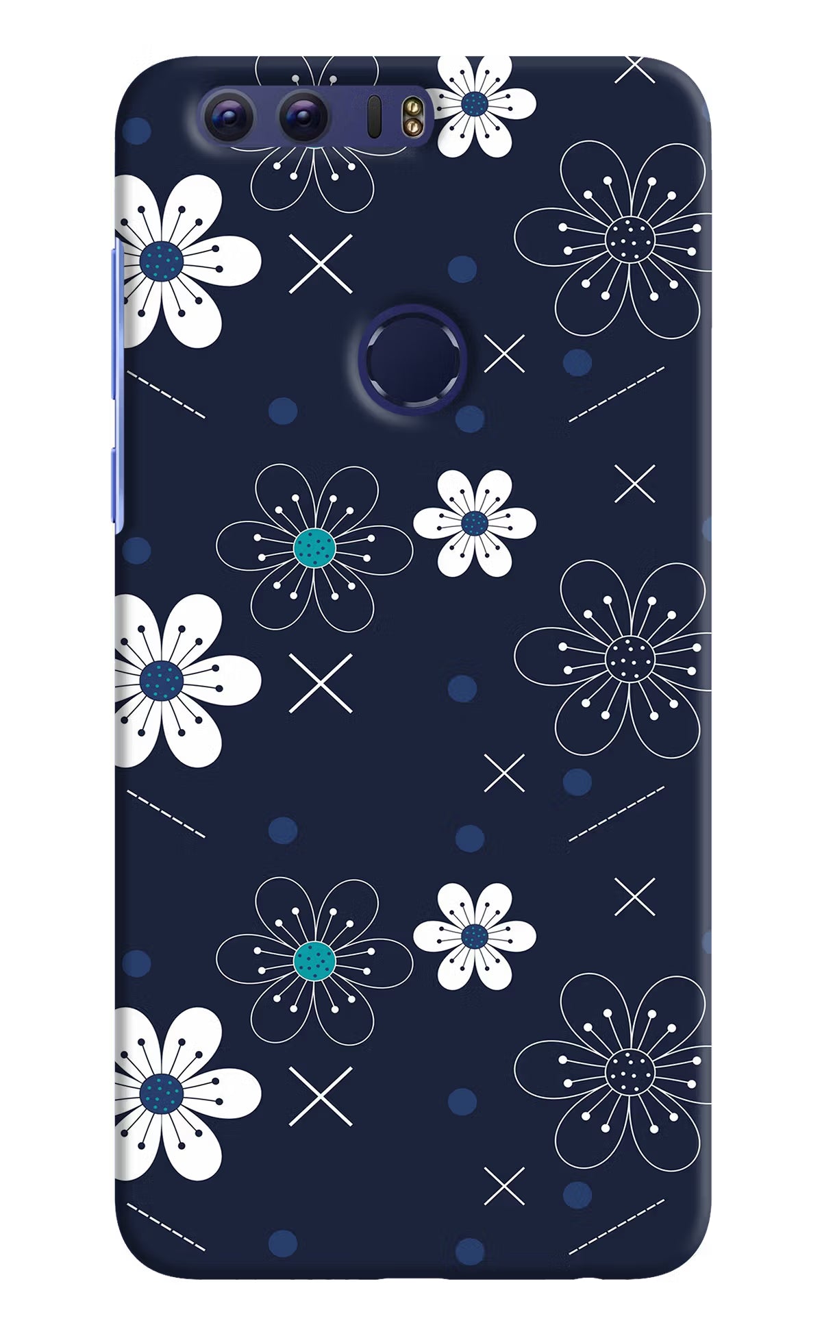 Flowers Honor 8 Hard Case Back Cover by Casekaro