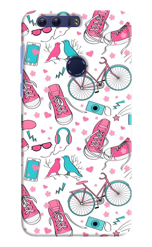 Artwork Honor 8 Hard Case Back Cover by Casekaro