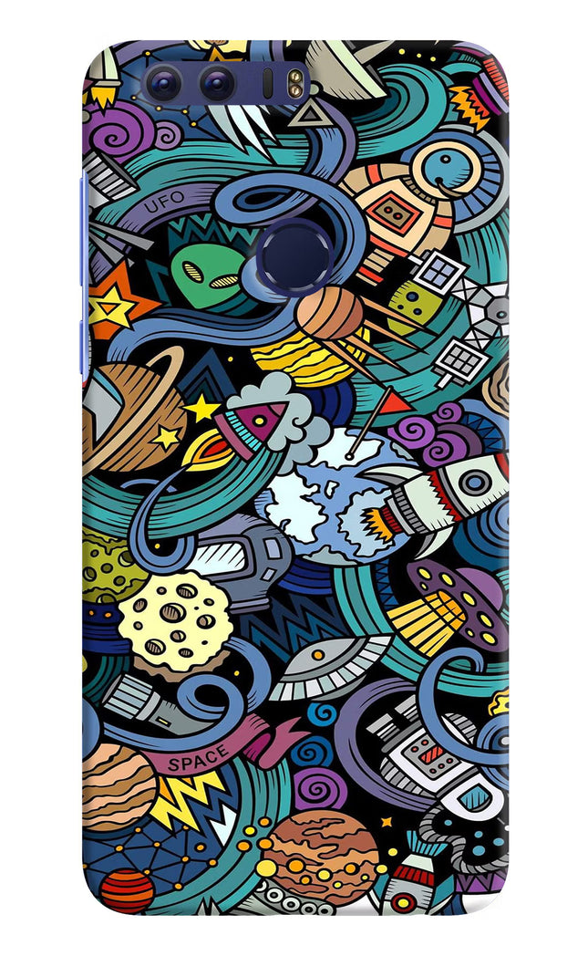 Space Abstract Honor 8 Hard Case Back Cover by Casekaro