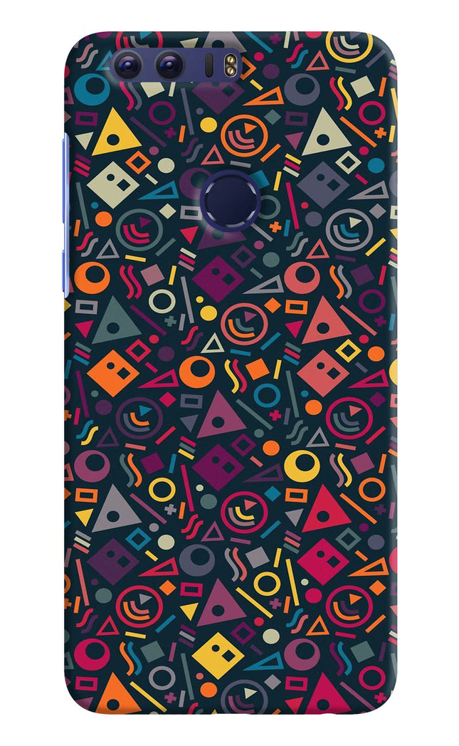 Geometric Abstract Honor 8 Hard Case Back Cover by Casekaro