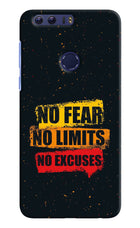 No Fear No Limits No Excuse Honor 8 Hard Case Back Cover by Casekaro