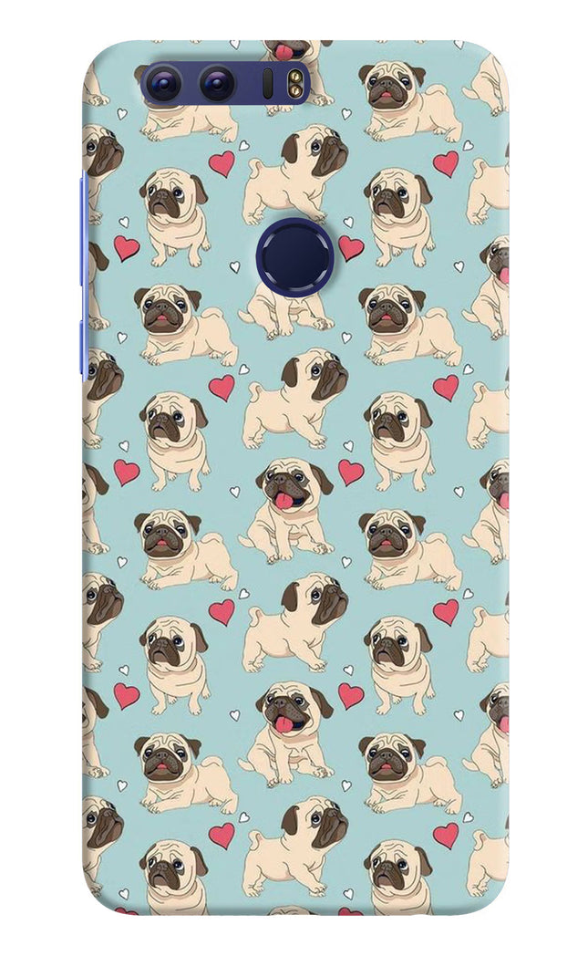 Pug Dog Honor 8 Hard Case Back Cover by Casekaro