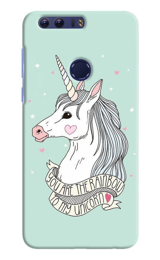 Unicorn Wallpaper Honor 8 Hard Case Back Cover by Casekaro