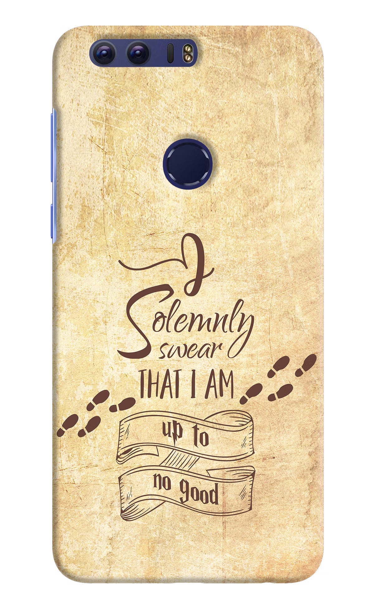 I Solemnly swear that i up to no good Honor 8 Hard Case Back Cover by Casekaro